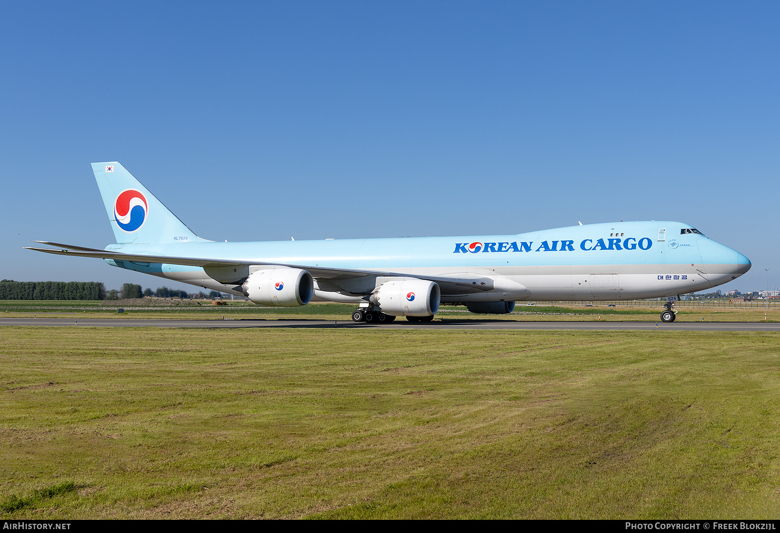 Aircraft Photo of HL7624 | Boeing 747-8B5F/SCD | Korean Air Cargo | AirHistory.net #702800