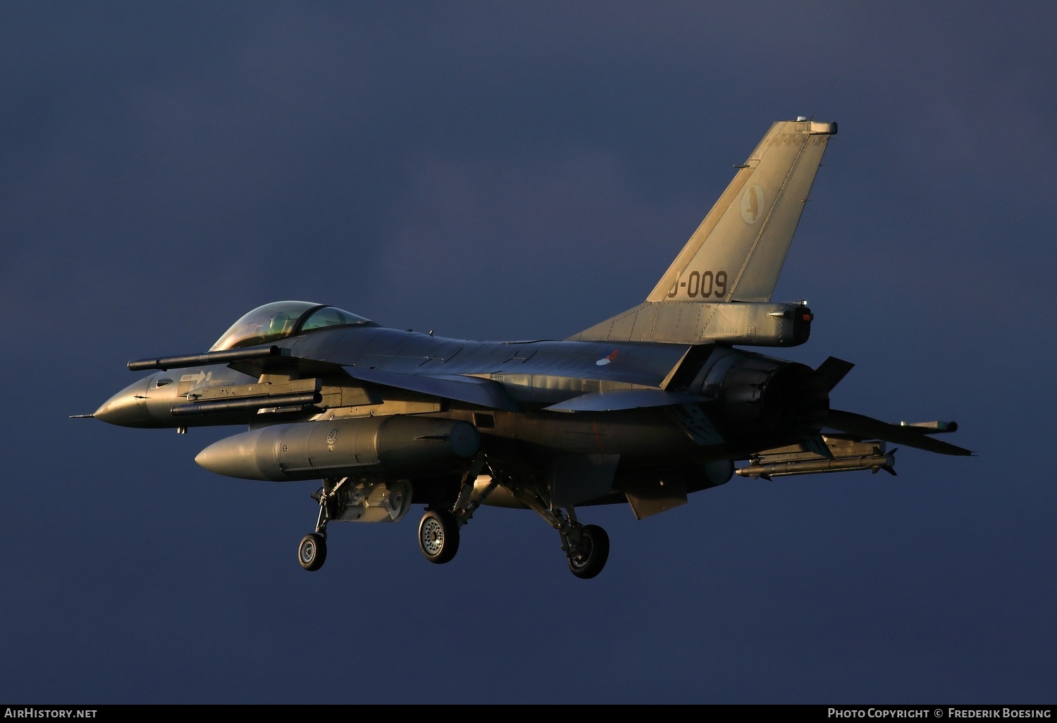 Aircraft Photo of J-009 | General Dynamics F-16AM Fighting Falcon | Netherlands - Air Force | AirHistory.net #702804