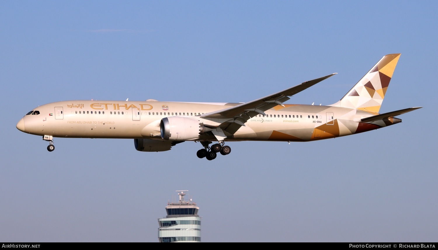 Aircraft Photo of A6-BNA | Boeing 787-9 Dreamliner | Etihad Airways | AirHistory.net #702823