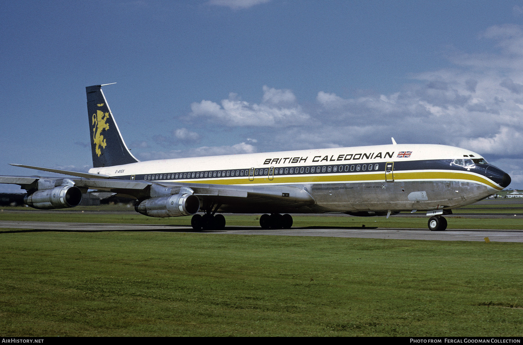 Aircraft Photo of G-AYEX | Boeing 707-355C | British Caledonian Airways | AirHistory.net #702830