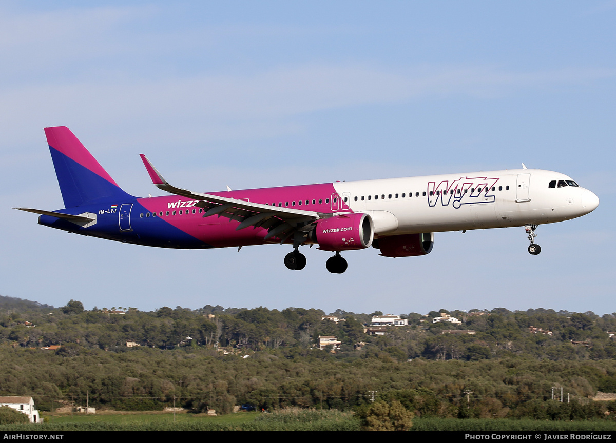 Aircraft Photo of HA-LVJ | Airbus A321-271NX | Wizz Air | AirHistory.net #702862
