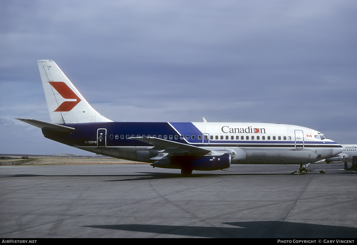 Aircraft Photo of C-GOPW | Boeing 737-275C/Adv | Canadian Airlines | AirHistory.net #702926