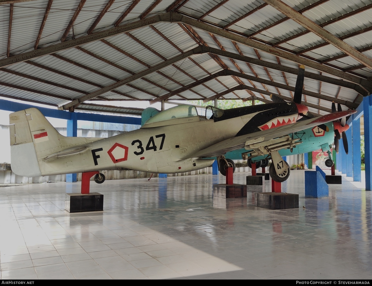 Aircraft Photo of F-347 | North American P-51 Mustang II | Indonesia - Air Force | Cocor Merah | AirHistory.net #702932