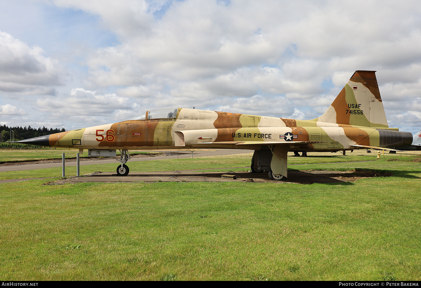 Aircraft Photo of 741556 | Northrop F-5E Tiger II | USA - Air Force | AirHistory.net #702956