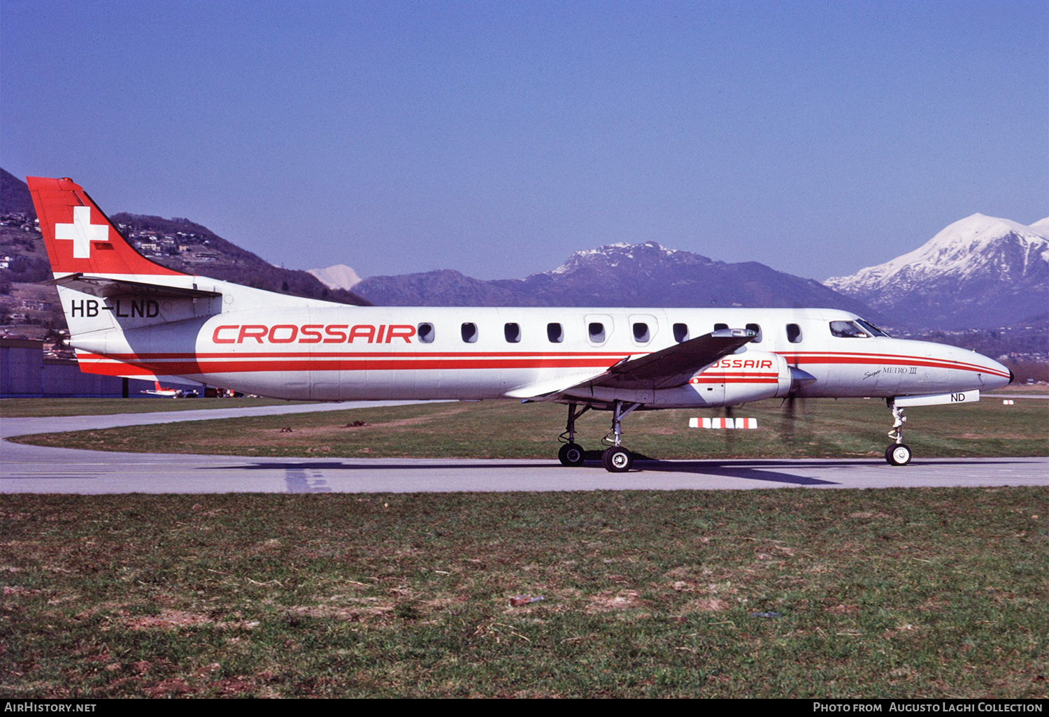 Aircraft Photo of HB-LND | Fairchild SA-227AC Metro III | Crossair | AirHistory.net #702973