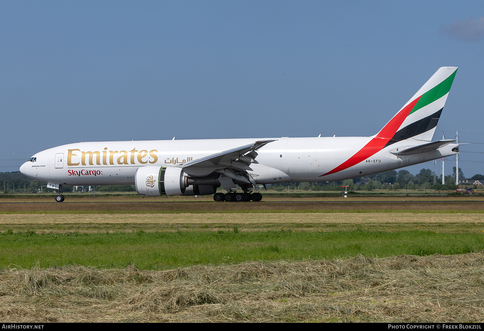Aircraft Photo of A6-EFU | Boeing 777-F | Emirates SkyCargo | AirHistory.net #702975