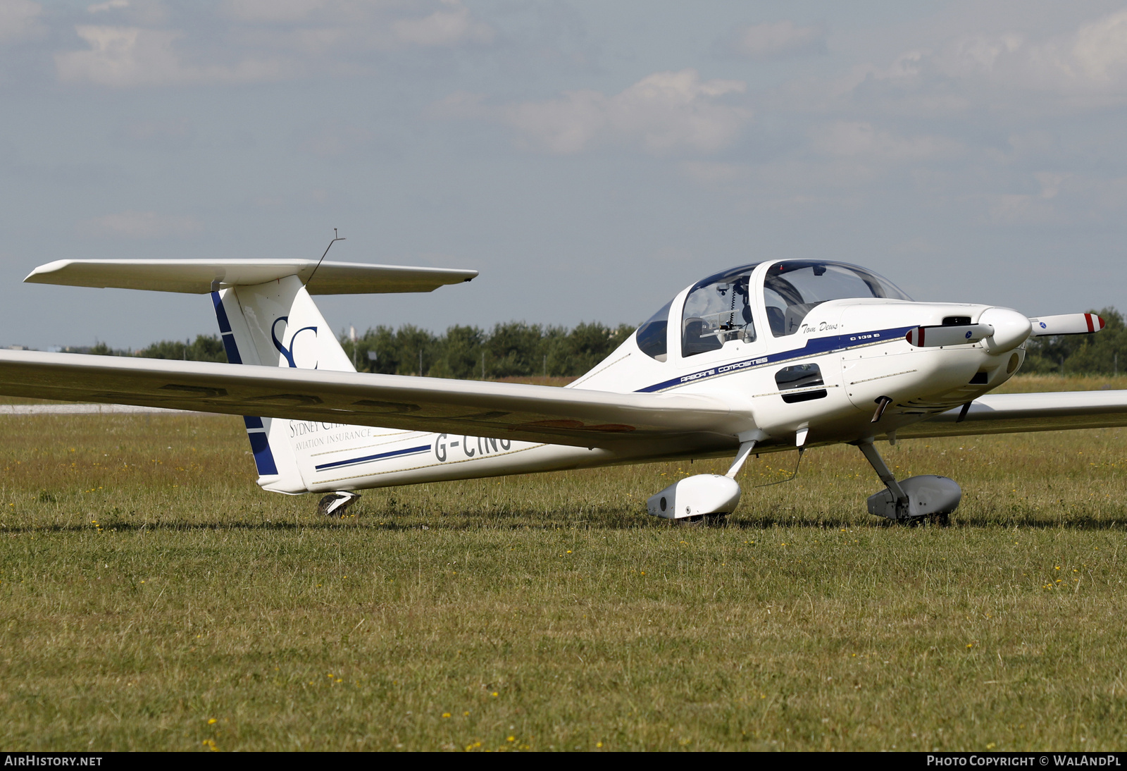 Aircraft Photo of G-CINO | Grob G-109B | Sydney Charles Aviation Insurance | AirHistory.net #702979