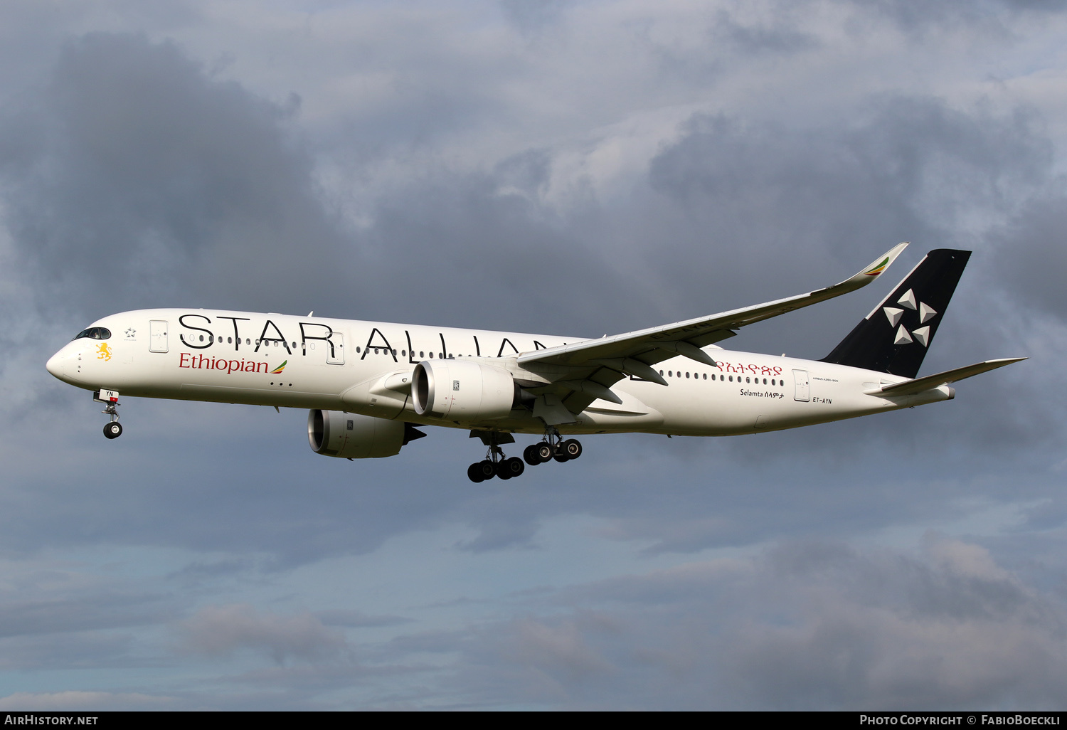 Aircraft Photo of ET-AYN | Airbus A350-941 | Ethiopian Airlines | AirHistory.net #702981