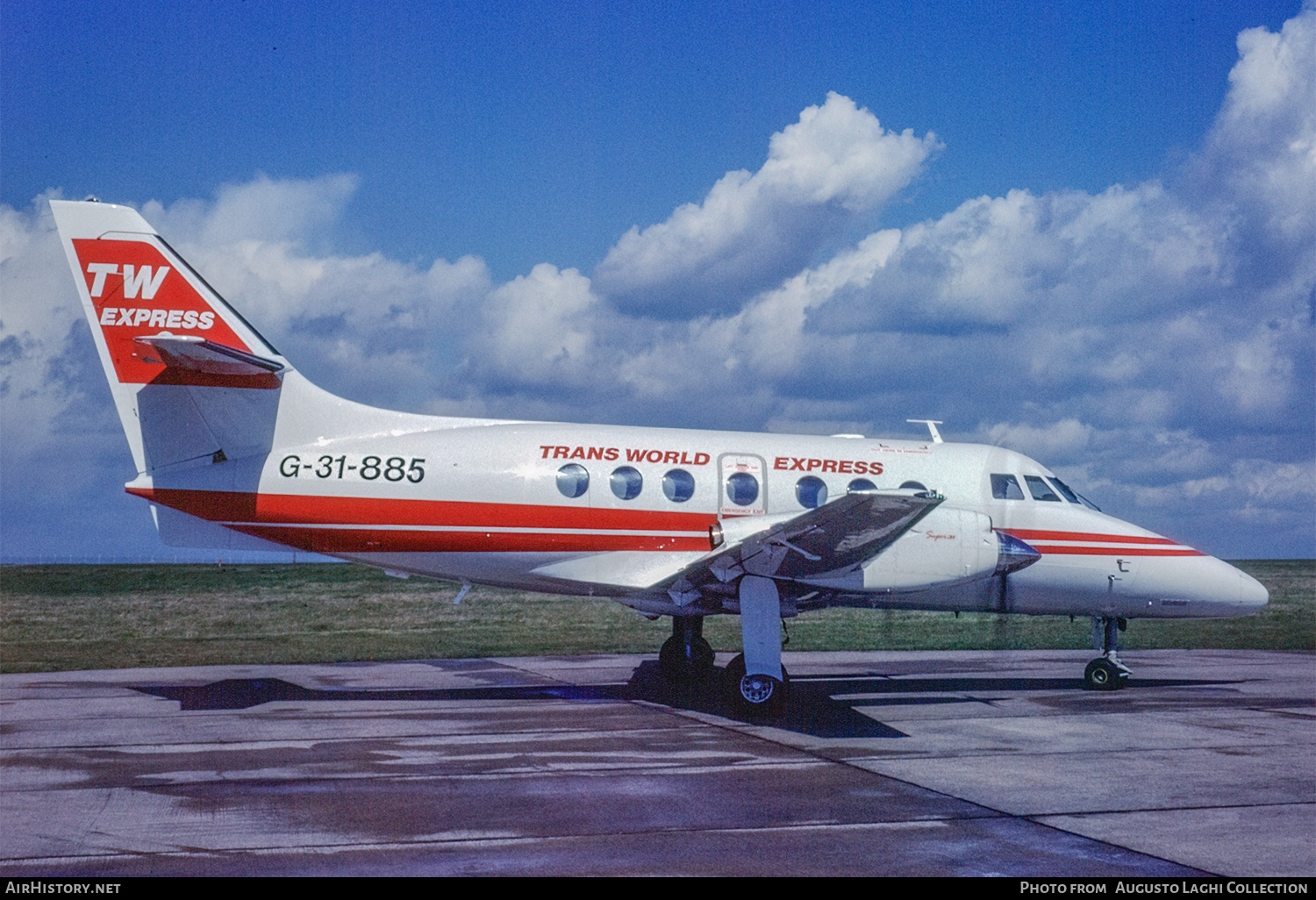 Aircraft Photo of G-31-885 | British Aerospace BAe-3201 Jetstream Super 31 | TW Express - Trans World Express | AirHistory.net #703011