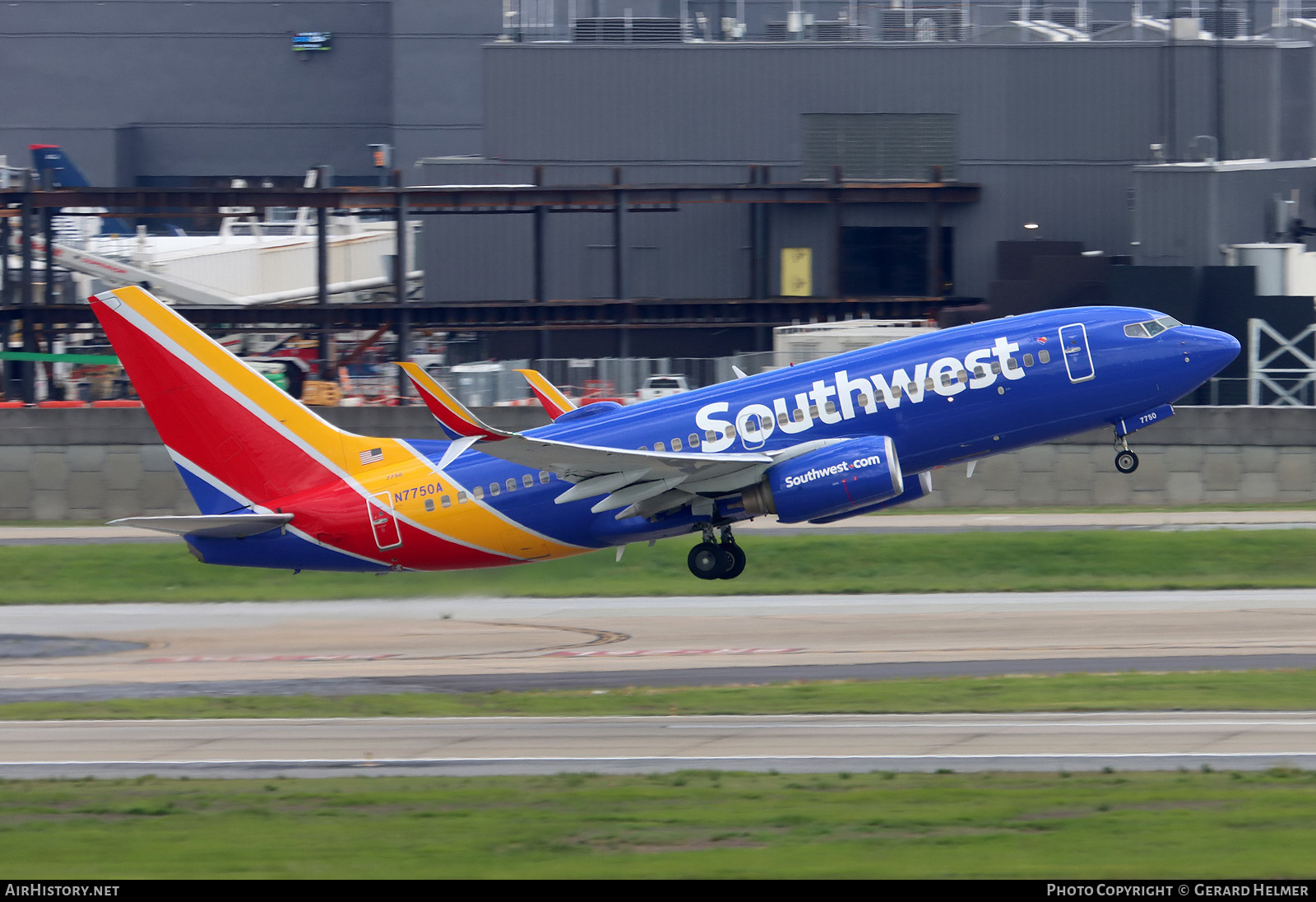 Aircraft Photo of N7750A | Boeing 737-7BD | Southwest Airlines | AirHistory.net #703114