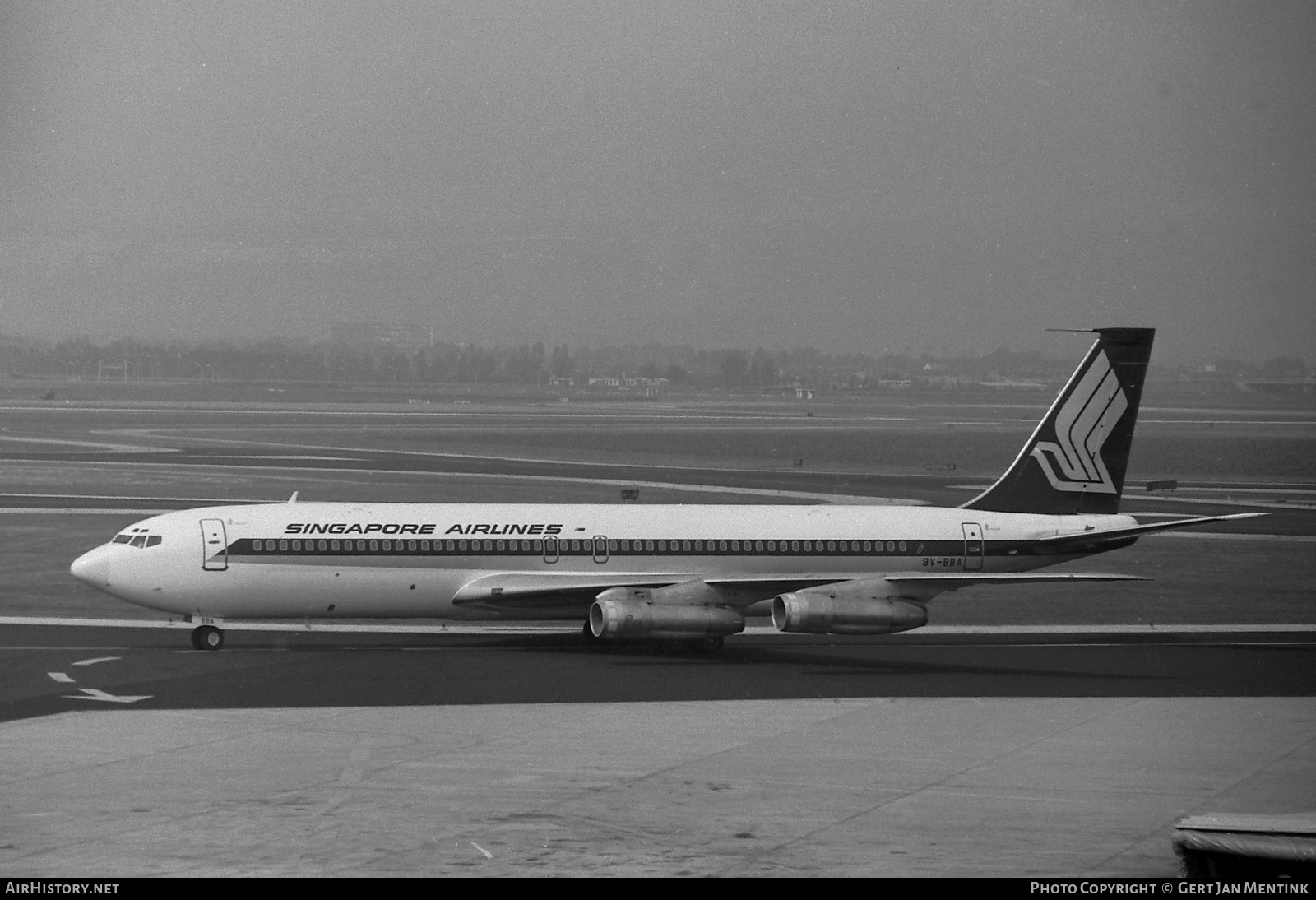 Aircraft Photo of 9V-BBA | Boeing 707-312B | Singapore Airlines | AirHistory.net #703115