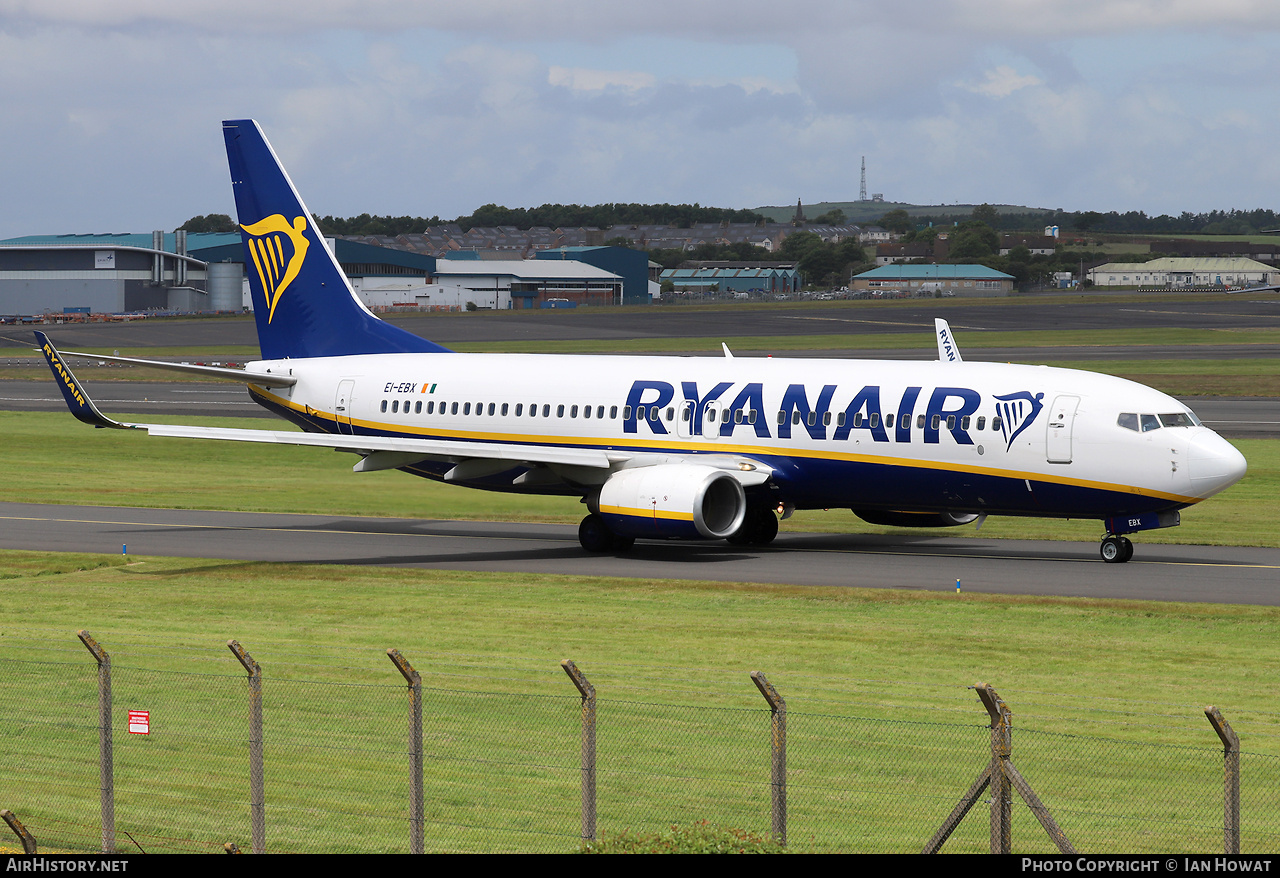 Aircraft Photo of EI-EBX | Boeing 737-8AS | Ryanair | AirHistory.net #703116