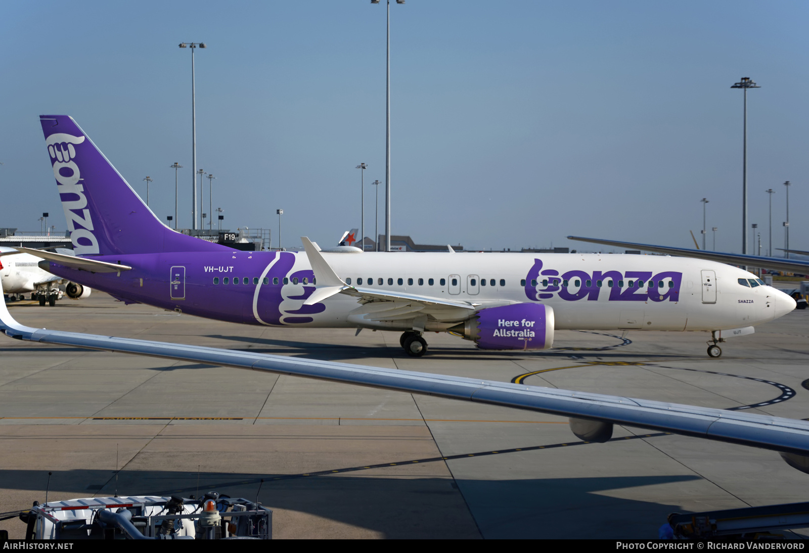 Aircraft Photo of VH-UJT | Boeing 737-8 Max 8 | Bonza Aviation | AirHistory.net #703131