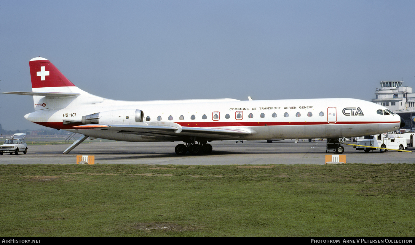 Aircraft Photo of HB-ICI | Sud SE-210 Caravelle 10B1R | CTA - Compagnie de Transport Aérien | AirHistory.net #703202