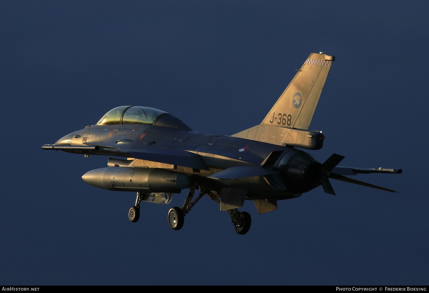 Aircraft Photo of J-368 | General Dynamics F-16BM Fighting Falcon | Netherlands - Air Force | AirHistory.net #703215