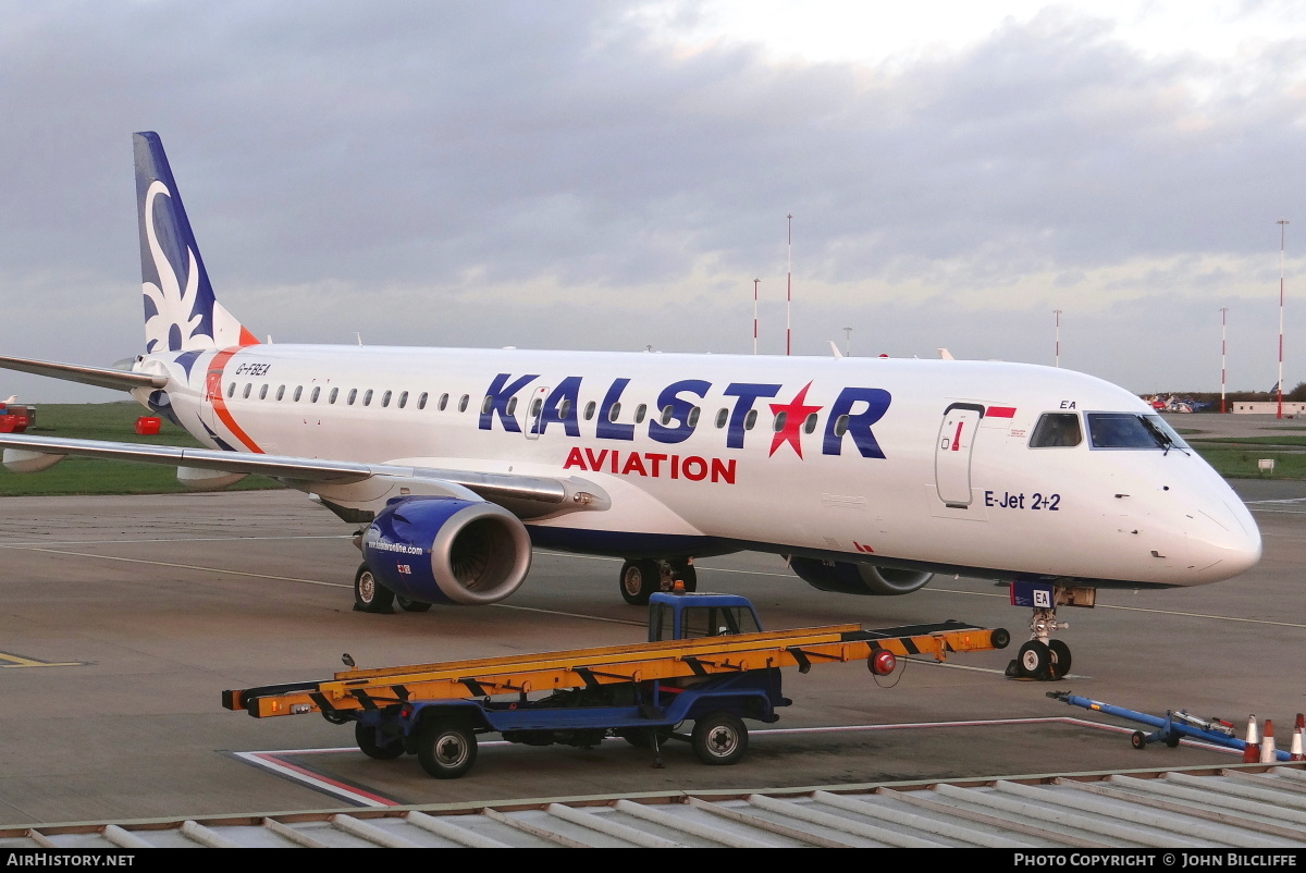 Aircraft Photo of G-FBEA | Embraer 195LR (ERJ-190-200LR) | KalStar Aviation | AirHistory.net #703219