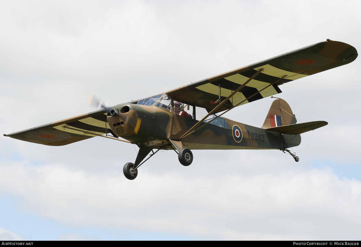 Aircraft Photo of G-AJXC / TJ343 | Taylorcraft J Auster Mk5 | UK - Air Force | AirHistory.net #703304