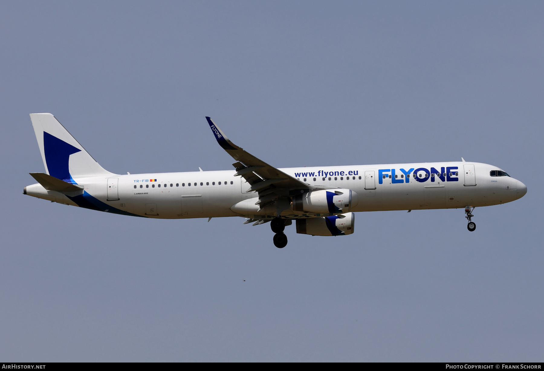 Aircraft Photo of YR-FIB | Airbus A321-231 | FlyOne | AirHistory.net #703342