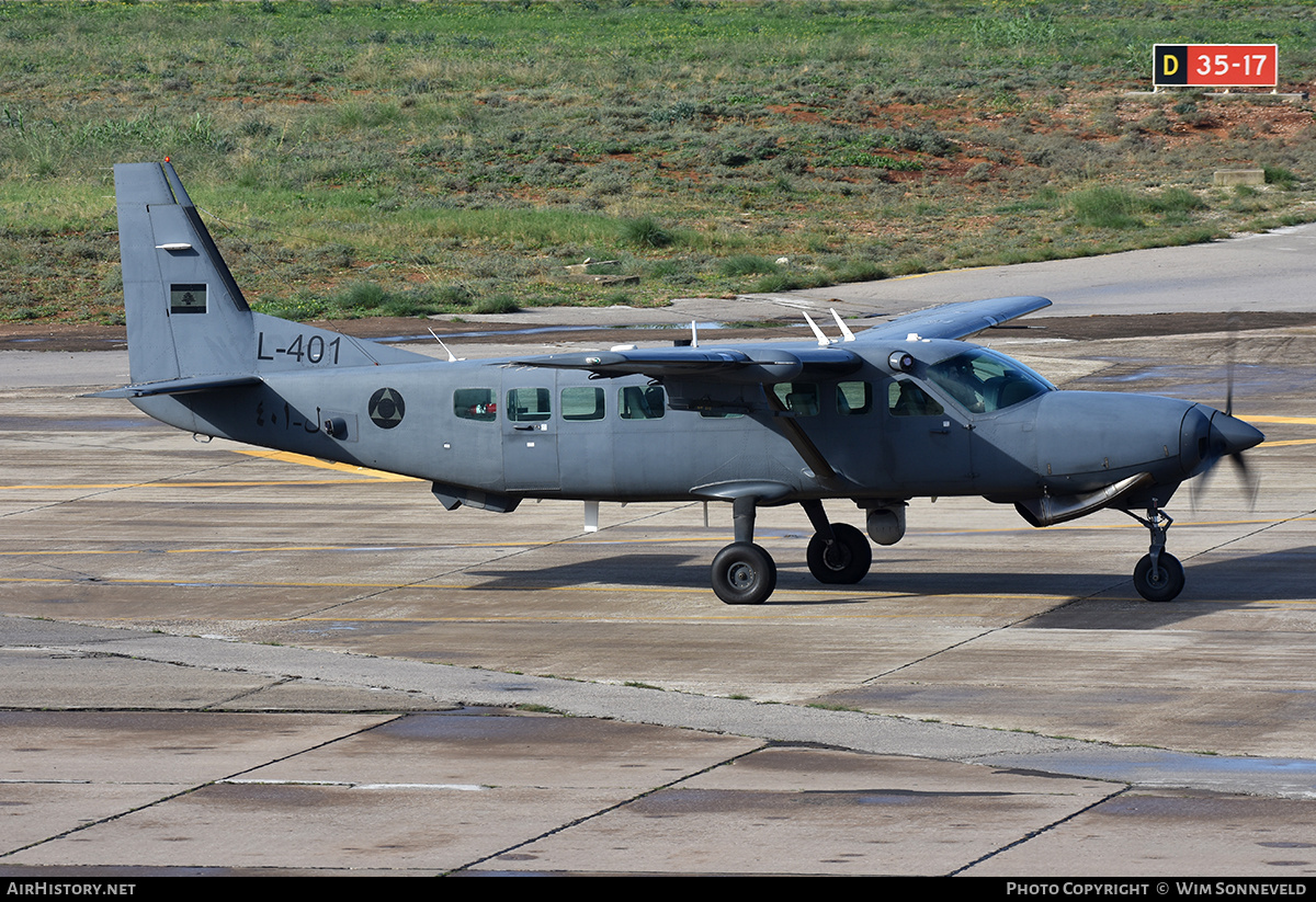 Aircraft Photo of L-401 | Cessna AC-208B Combat Caravan | Lebanon - Air Force | AirHistory.net #703448