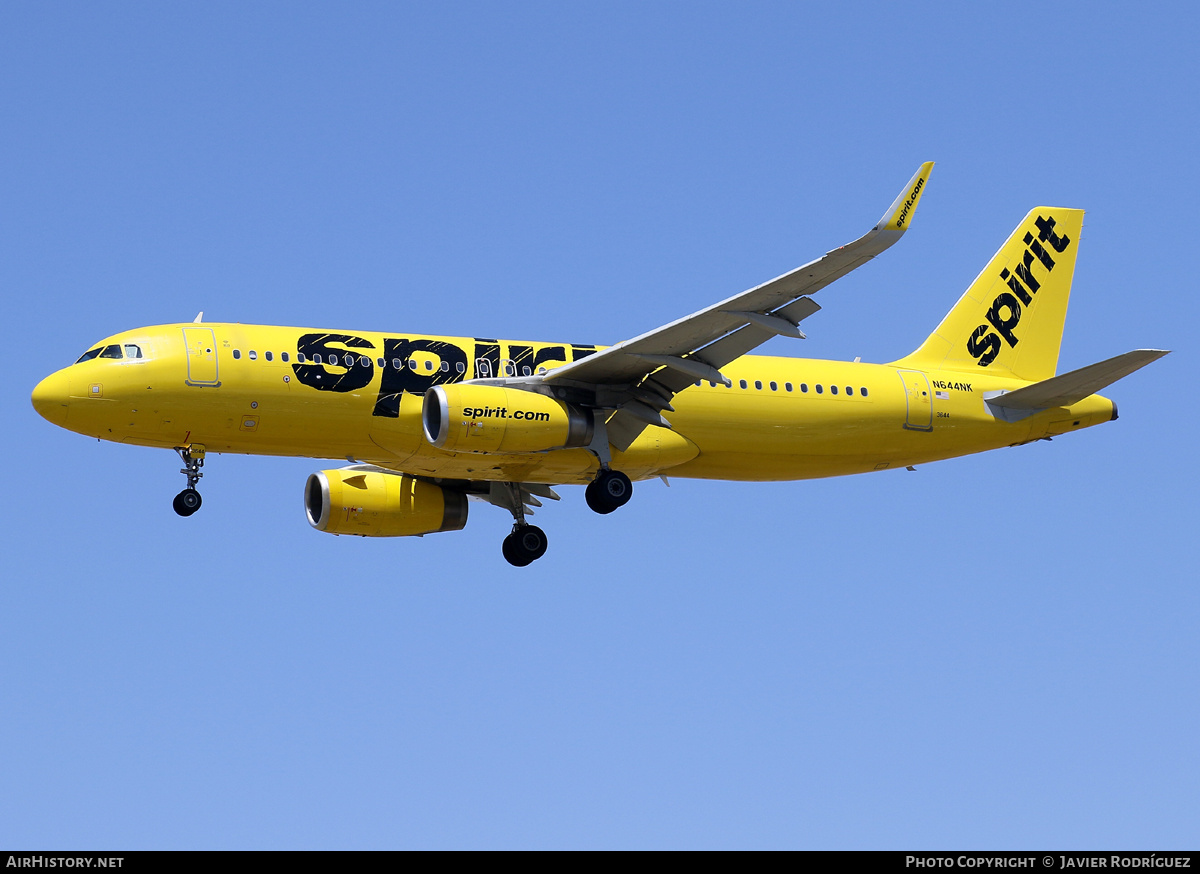 Aircraft Photo of N644NK | Airbus A320-233 | Spirit Airlines | AirHistory.net #703496