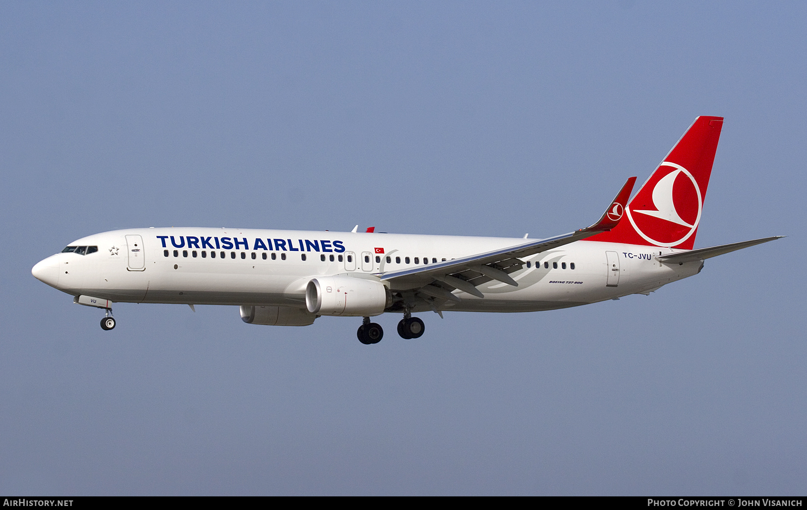 Aircraft Photo of TC-JVU | Boeing 737-8F2 | Turkish Airlines | AirHistory.net #703502