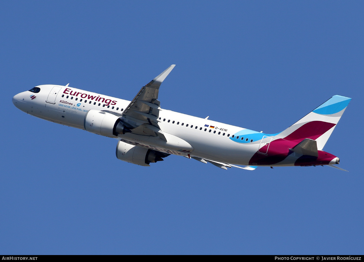 Aircraft Photo of D-AENI | Airbus A320-251N | Eurowings | AirHistory.net #703672