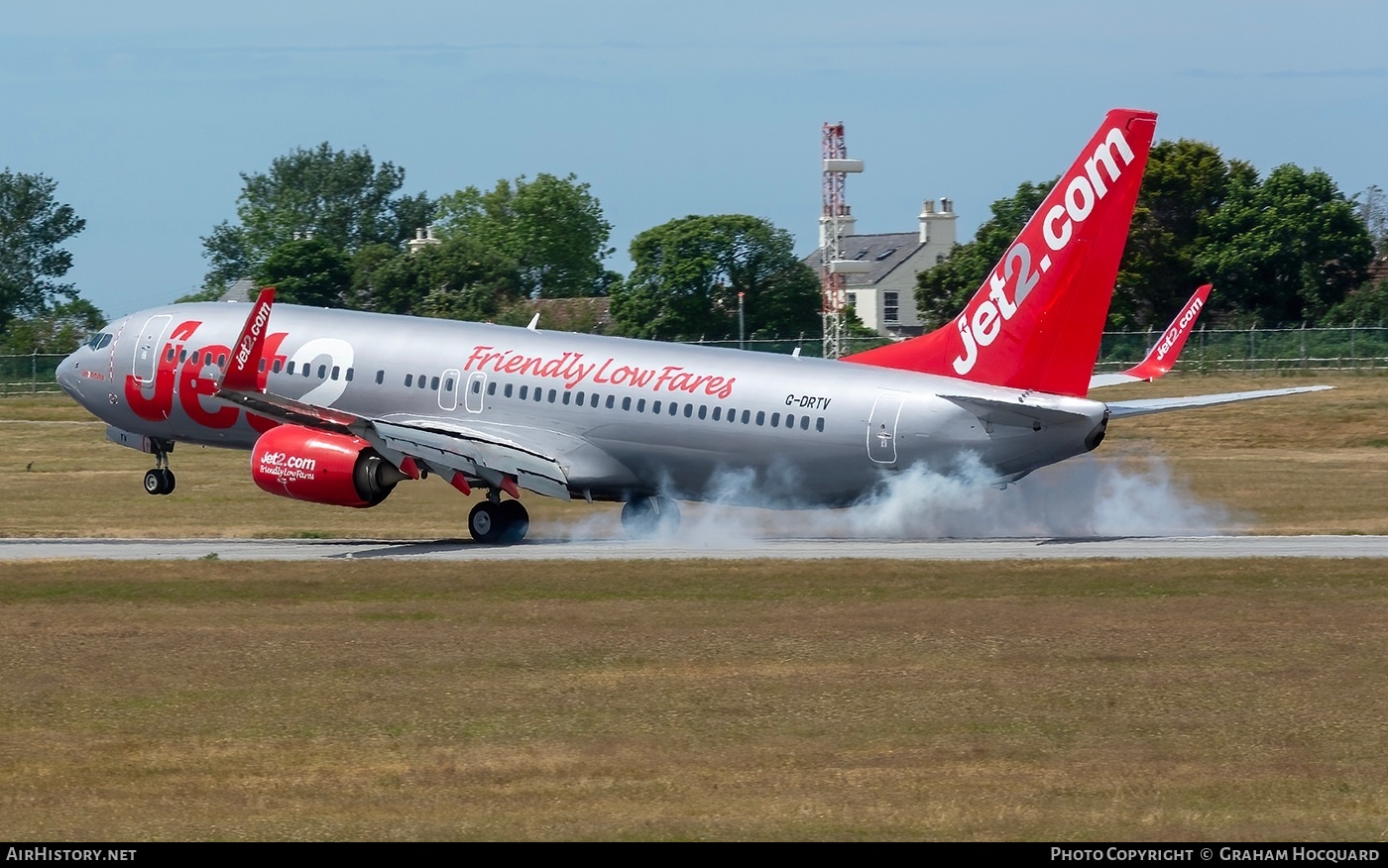 Aircraft Photo of G-DRTV | Boeing 737-8AL | Jet2 | AirHistory.net #703689