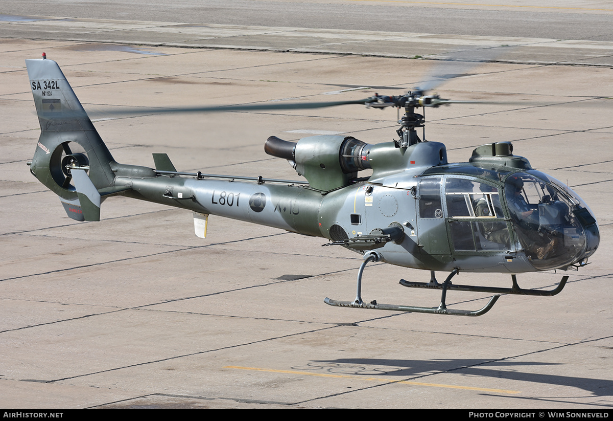 Aircraft Photo of L801 | Aerospatiale SA-342L Gazelle | Lebanon - Air Force | AirHistory.net #703742