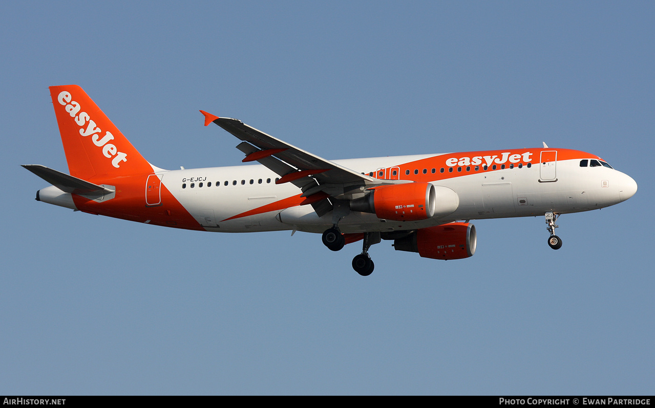 Aircraft Photo of G-EJCJ | Airbus A320-214 | EasyJet | AirHistory.net #703780