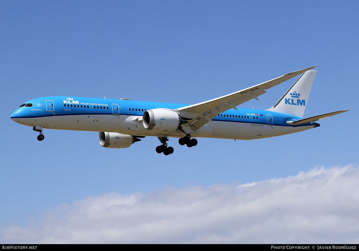 Aircraft Photo of PH-BHI | Boeing 787-9 Dreamliner | KLM - Royal Dutch Airlines | AirHistory.net #703795