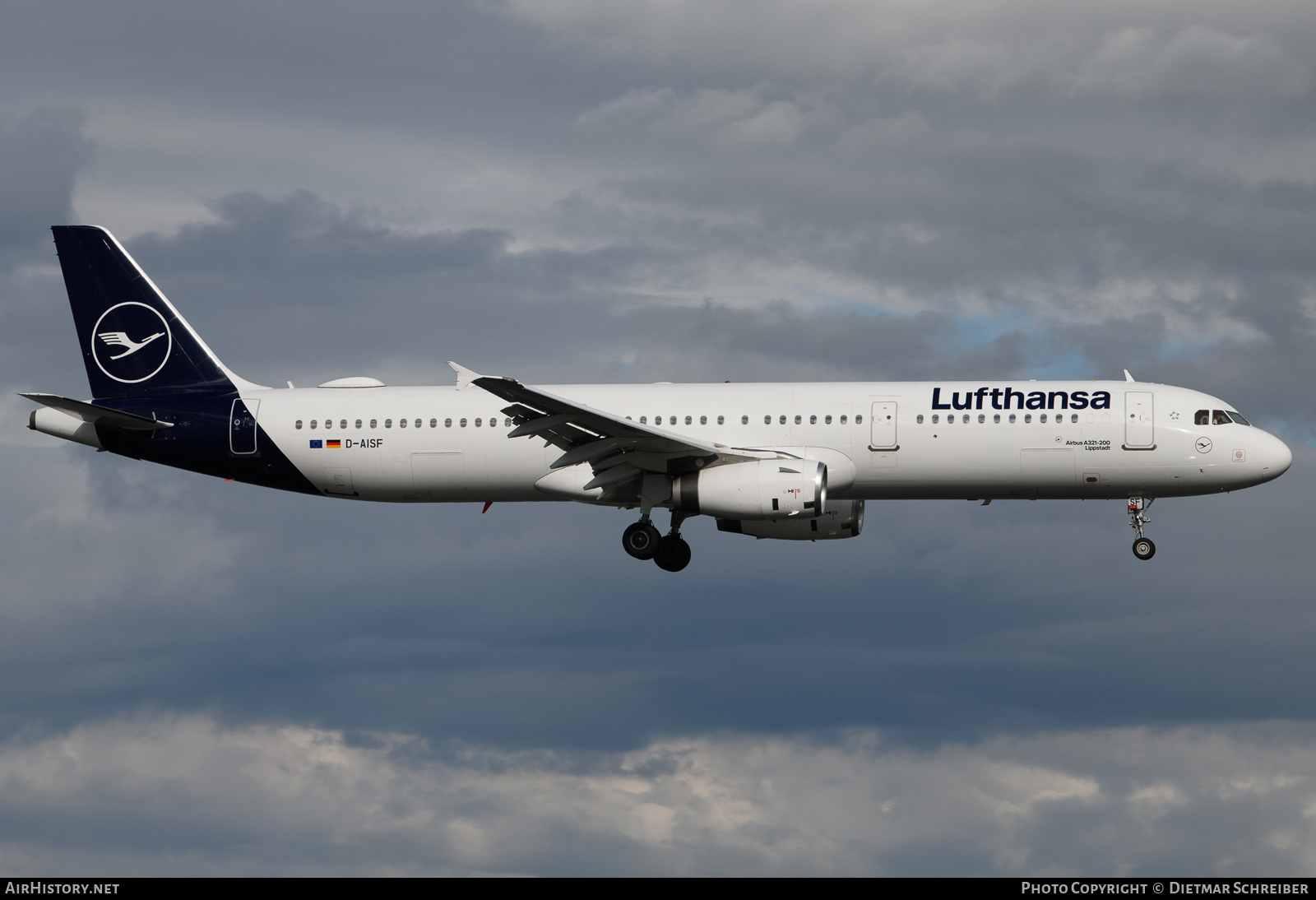 Aircraft Photo of D-AISF | Airbus A321-231 | Lufthansa | AirHistory.net #703818