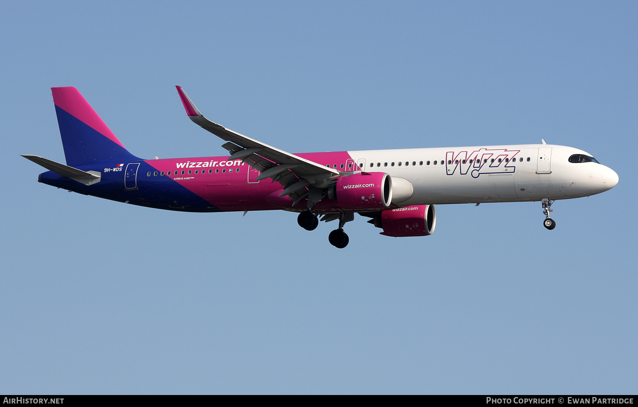 Aircraft Photo of 9H-WDS | Airbus A321-271NX | Wizz Air | AirHistory.net #703820