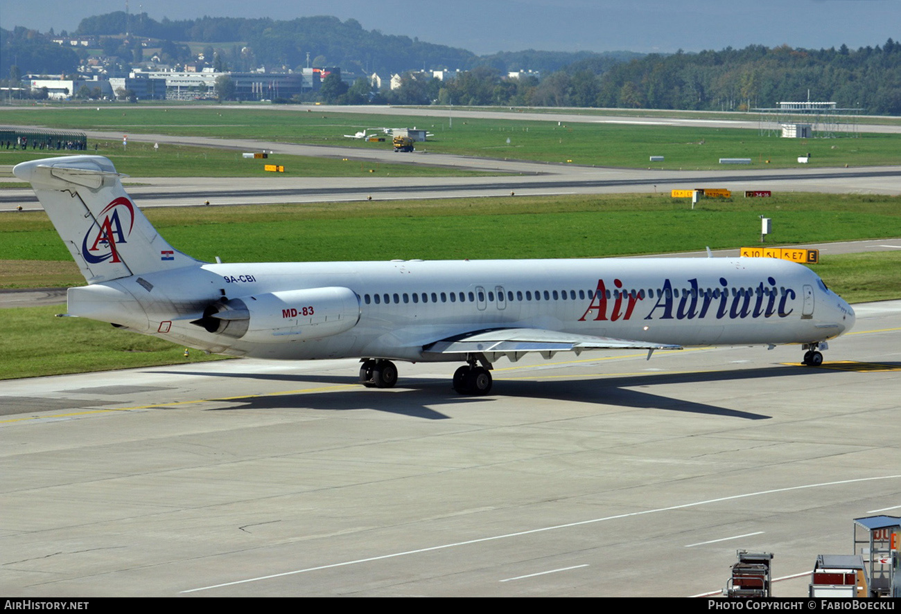 Aircraft Photo of 9A-CBI | McDonnell Douglas MD-83 (DC-9-83) | Air Adriatic | AirHistory.net #703827