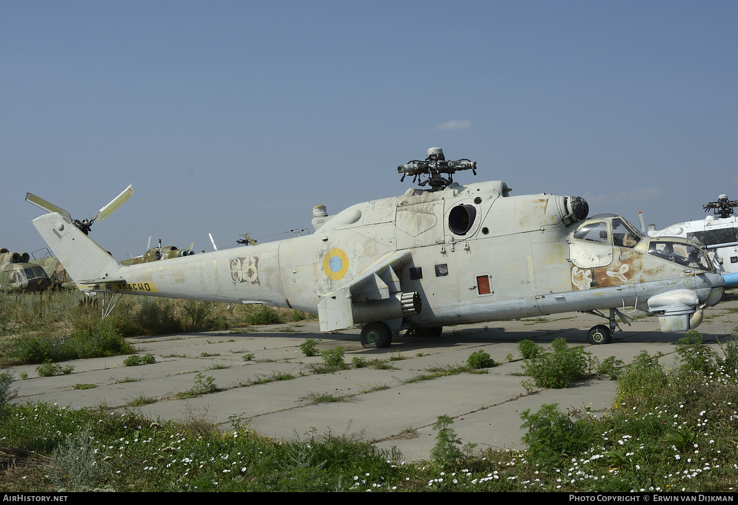Aircraft Photo of 08 yellow | Mil Mi-24K | Ukraine - Army | AirHistory.net #703833