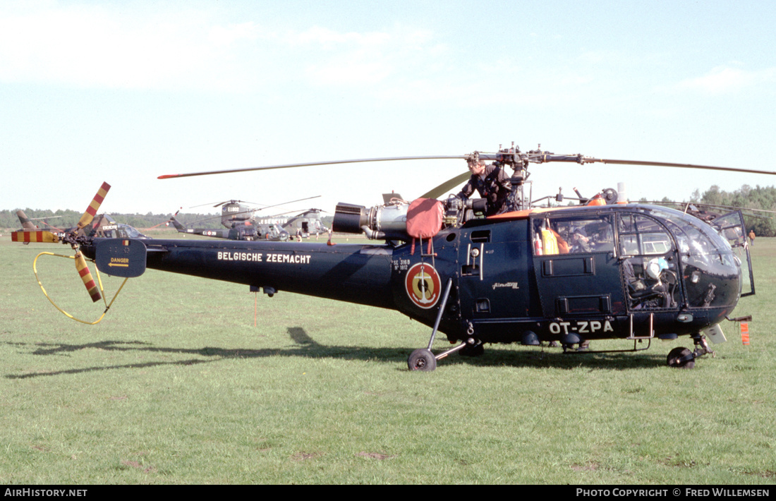 Aircraft Photo of M-1 | Aerospatiale SA-316B Alouette III | Belgium - Navy | AirHistory.net #703854