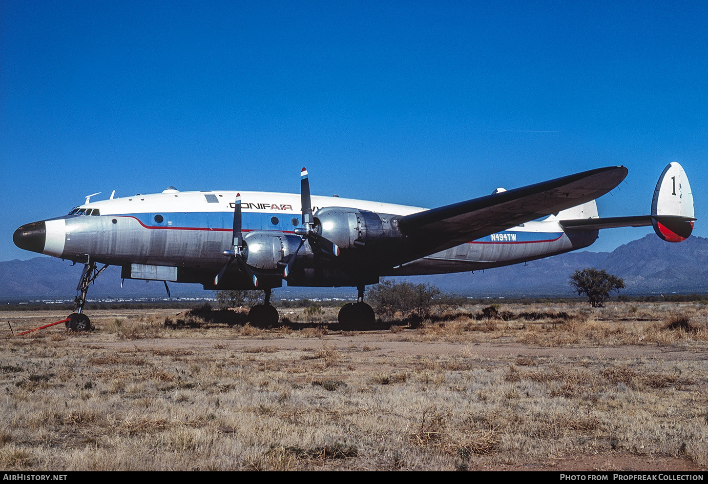 Aircraft Photo of N494TW | Lockheed C-121A Constellation | Conifair Aviation | AirHistory.net #703940