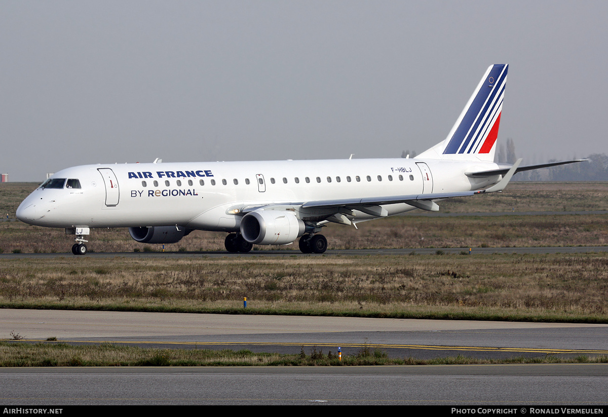 Aircraft Photo of F-HBLJ | Embraer 190LR (ERJ-190-100LR) | Air France | AirHistory.net #703964