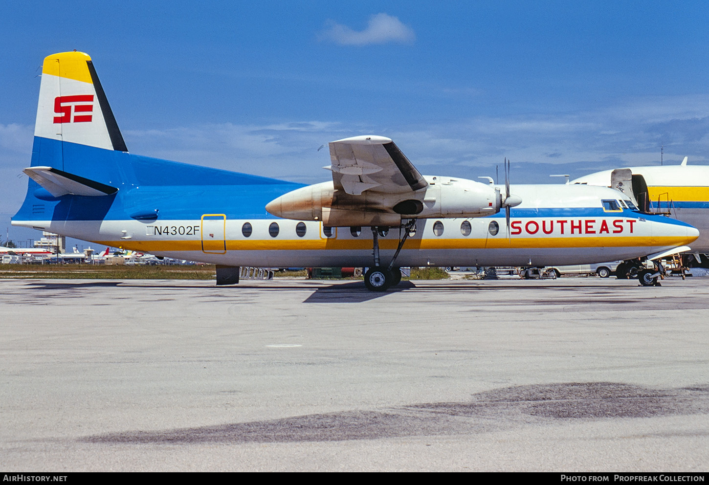 Aircraft Photo of N4302F | Fairchild F-27 | Southeast Airlines | AirHistory.net #704015