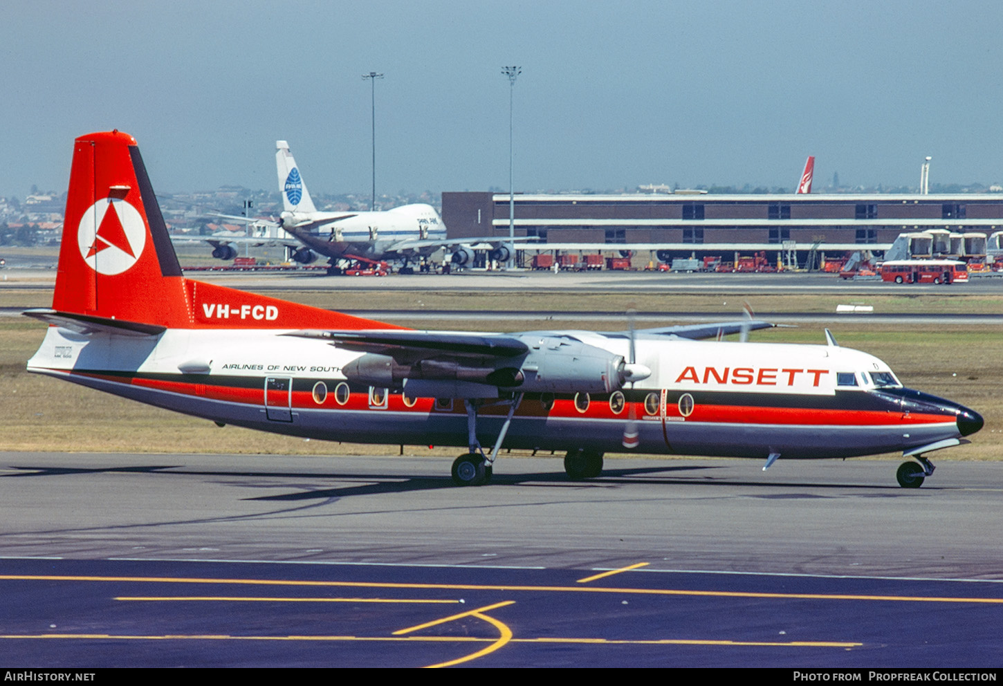 Aircraft Photo of VH-FCD | Fokker F27-500F Friendship | Ansett Airlines of New South Wales | AirHistory.net #704018