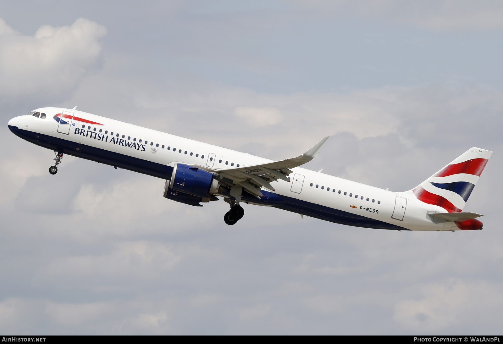Aircraft Photo of G-NEOR | Airbus A321-251NX | British Airways | AirHistory.net #704029