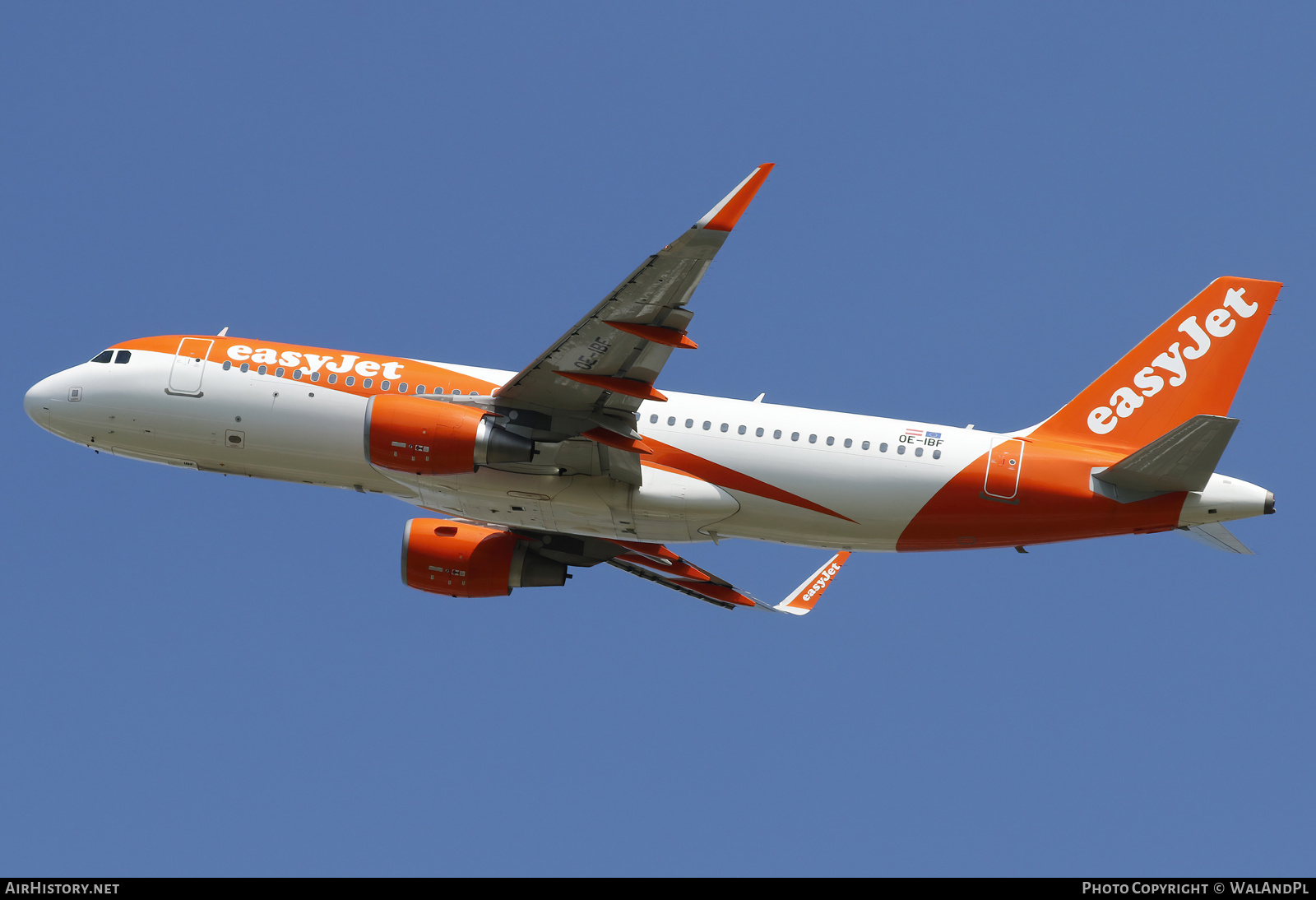 Aircraft Photo of OE-IBF | Airbus A320-214 | EasyJet | AirHistory.net #704031