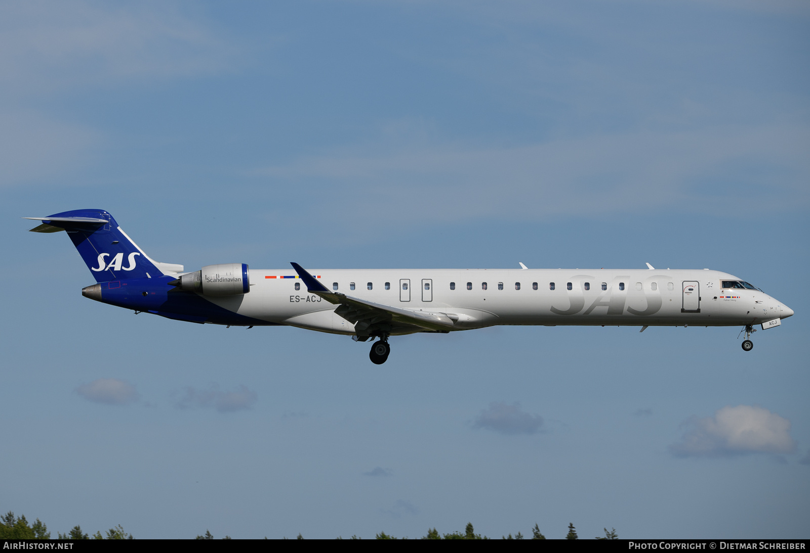 Aircraft Photo of ES-ACJ | Bombardier CRJ-900LR (CL-600-2D24) | Scandinavian Airlines - SAS | AirHistory.net #704061