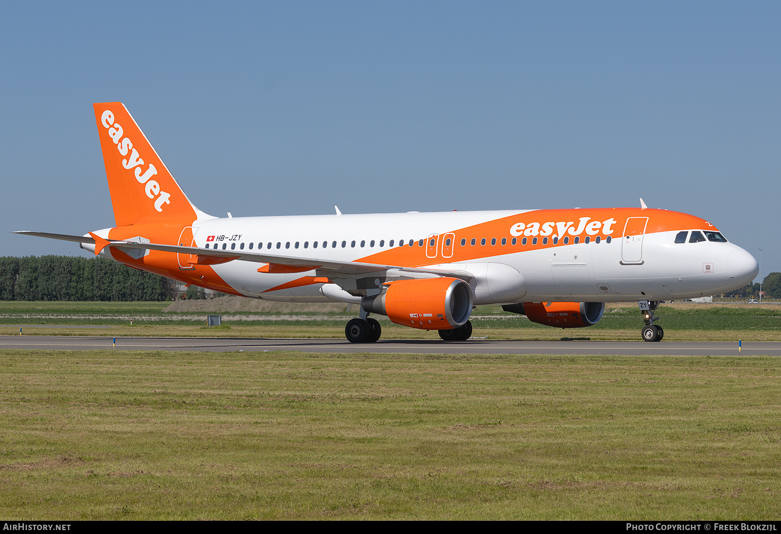 Aircraft Photo of HB-JZY | Airbus A320-214 | EasyJet | AirHistory.net #704082