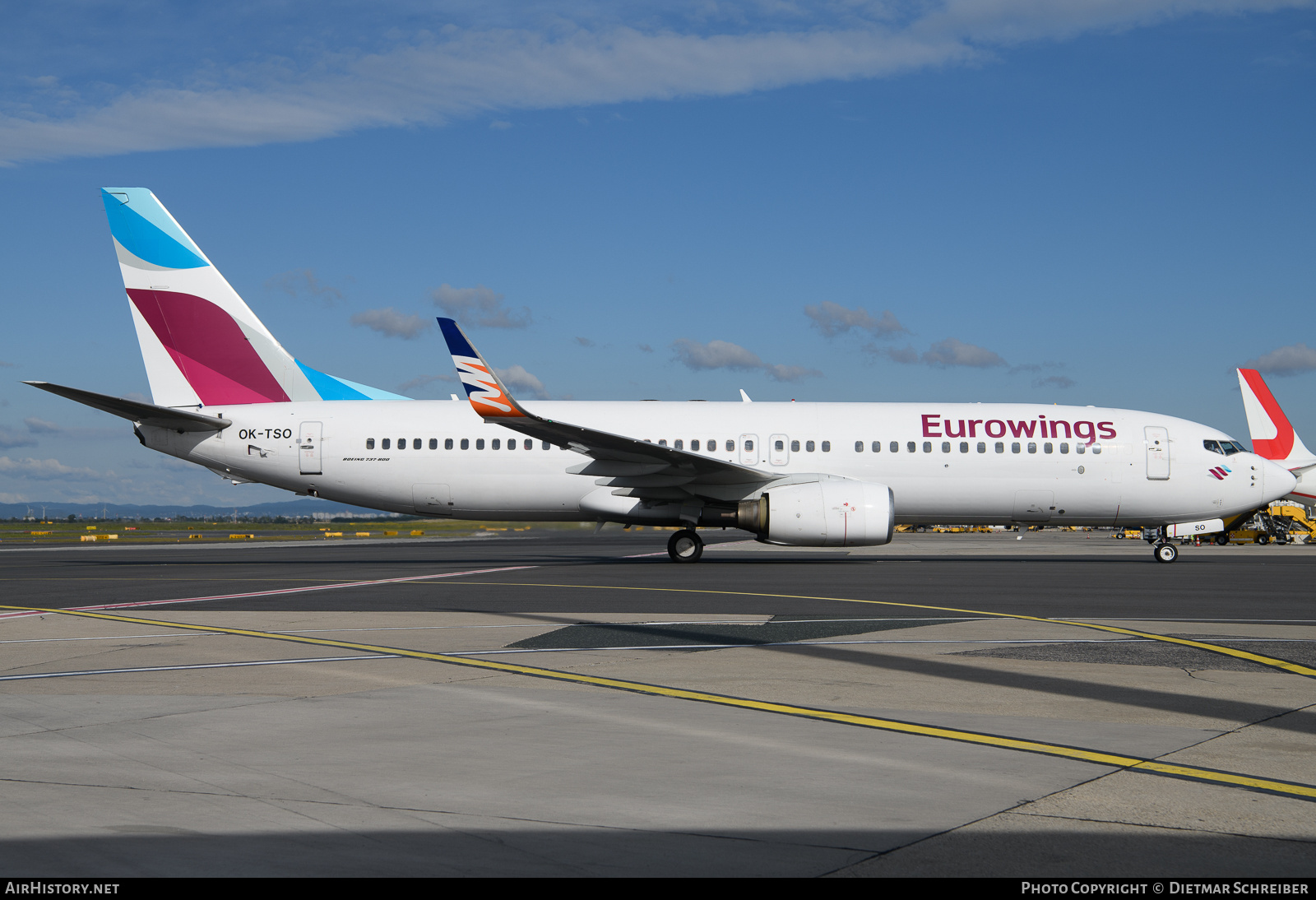 Aircraft Photo of OK-TSO | Boeing 737-8GQ | Eurowings | AirHistory.net #704086