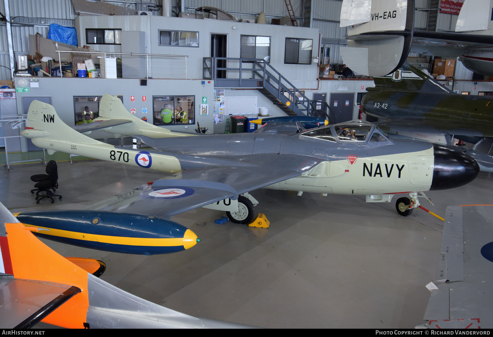 Aircraft Photo of WZ895 | De Havilland D.H. 112 Sea Venom FAW53 | Australia - Navy | AirHistory.net #704099