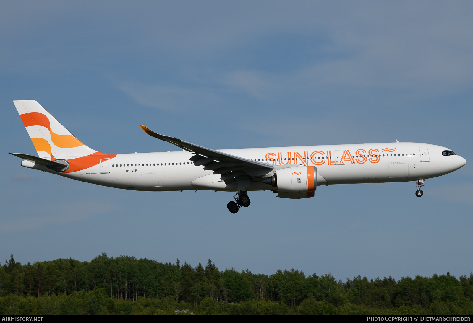 Aircraft Photo of OY-VKP | Airbus A330-941N | Sunclass Airlines | AirHistory.net #704104
