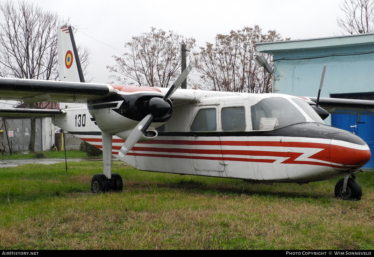 Aircraft Photo of 130 | Britten-Norman BN-2A-10 Islander | Romania - Air Force | AirHistory.net #704108