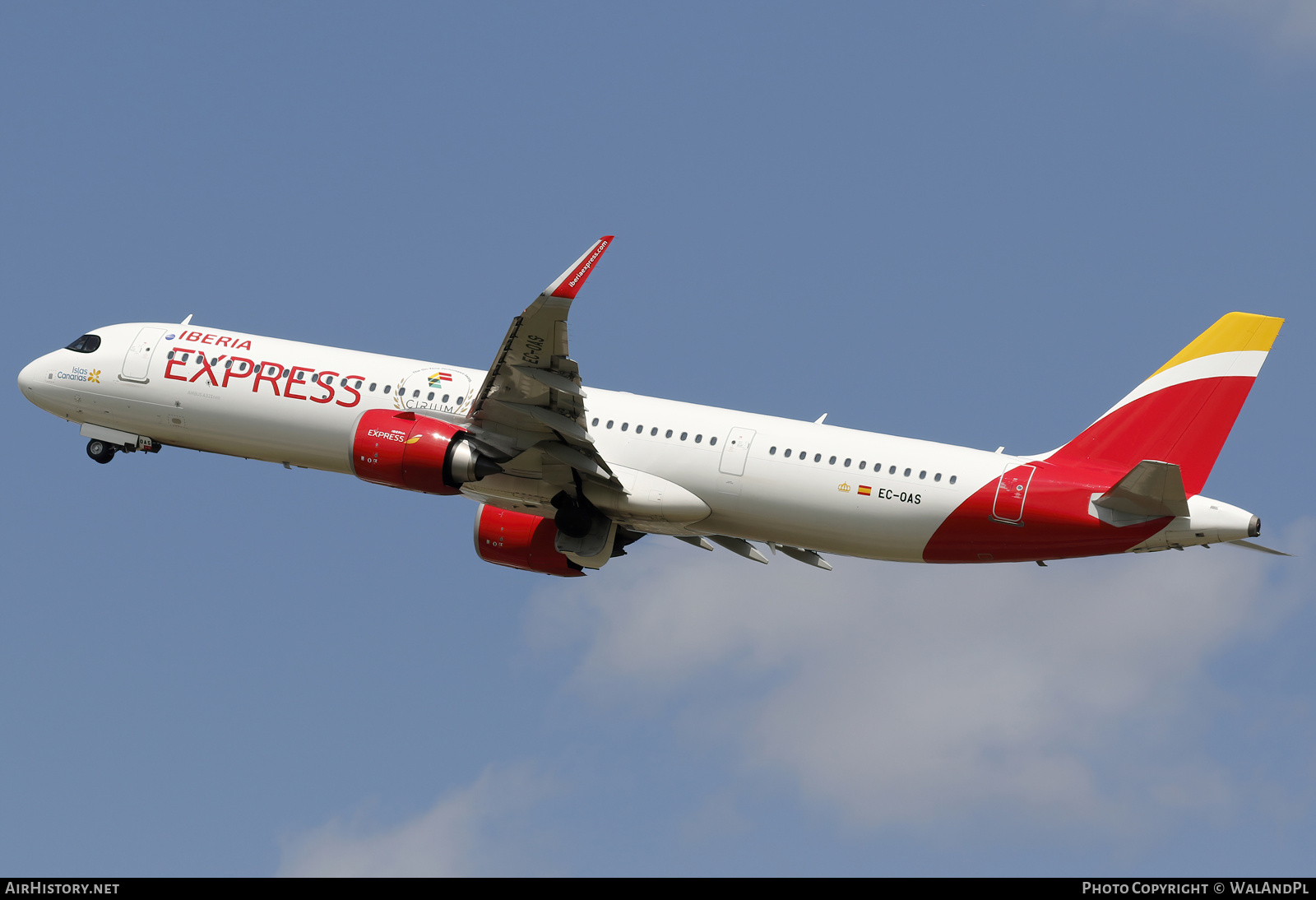 Aircraft Photo of EC-OAS | Airbus A321-251NX | Iberia Express | AirHistory.net #704110