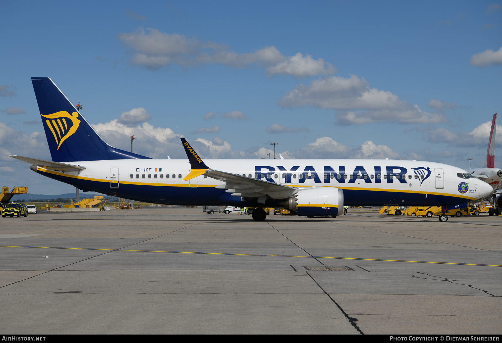 Aircraft Photo of EI-IGF | Boeing 737-8200 Max 200 | Ryanair | AirHistory.net #704111