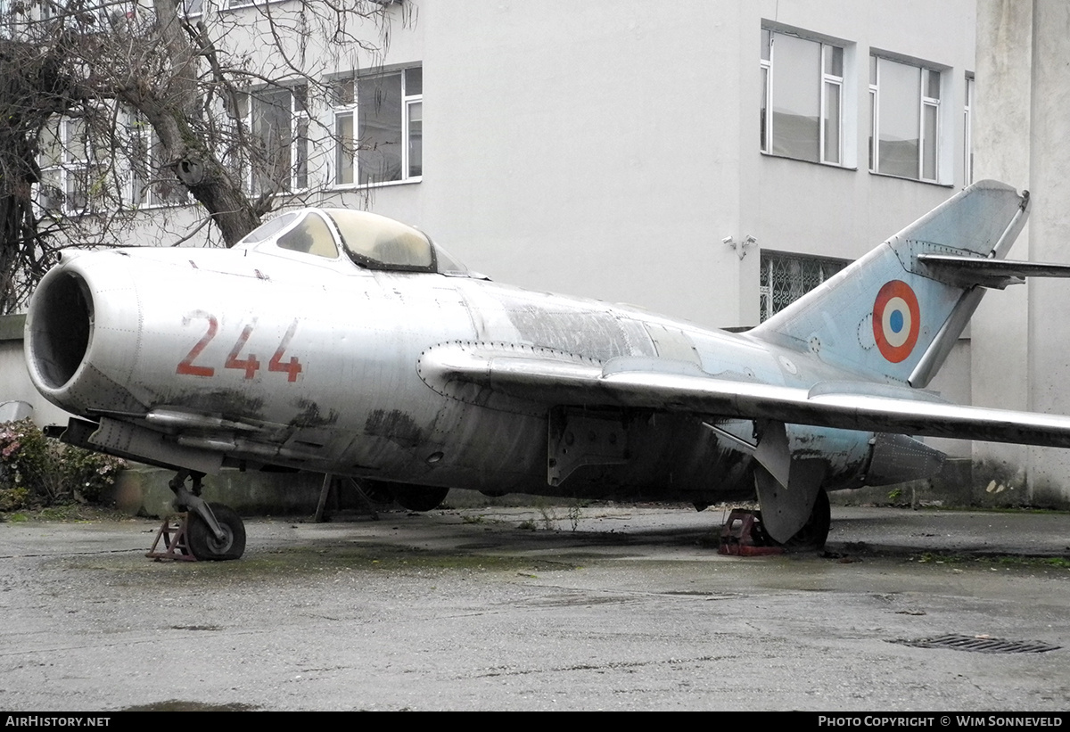 Aircraft Photo of 244 | Mikoyan-Gurevich MiG-15bis | Romania - Air Force | AirHistory.net #704113